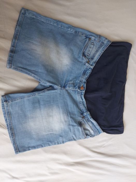 Spodenki jeansowe ciążowe r 48 HM
