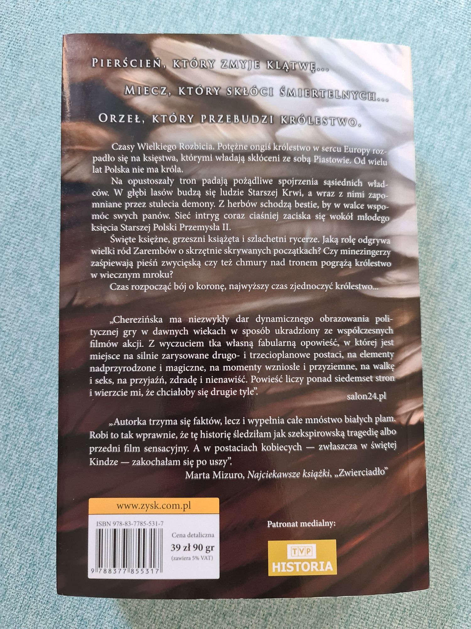 Elżbieta Cherezińska Korona śniegu i krwi książka