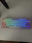 Klawiatura REDRAGON K617 Fizz RGB Biało-różowy