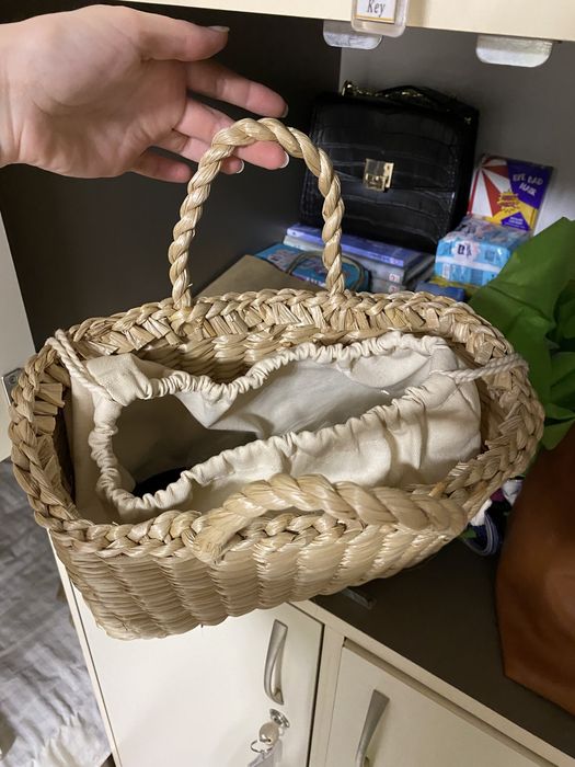 Сумка очеретова сумка плетена