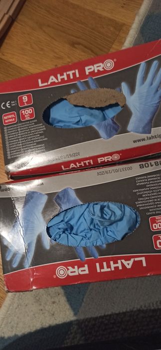 Rękawiczki nitrylowe L i XL