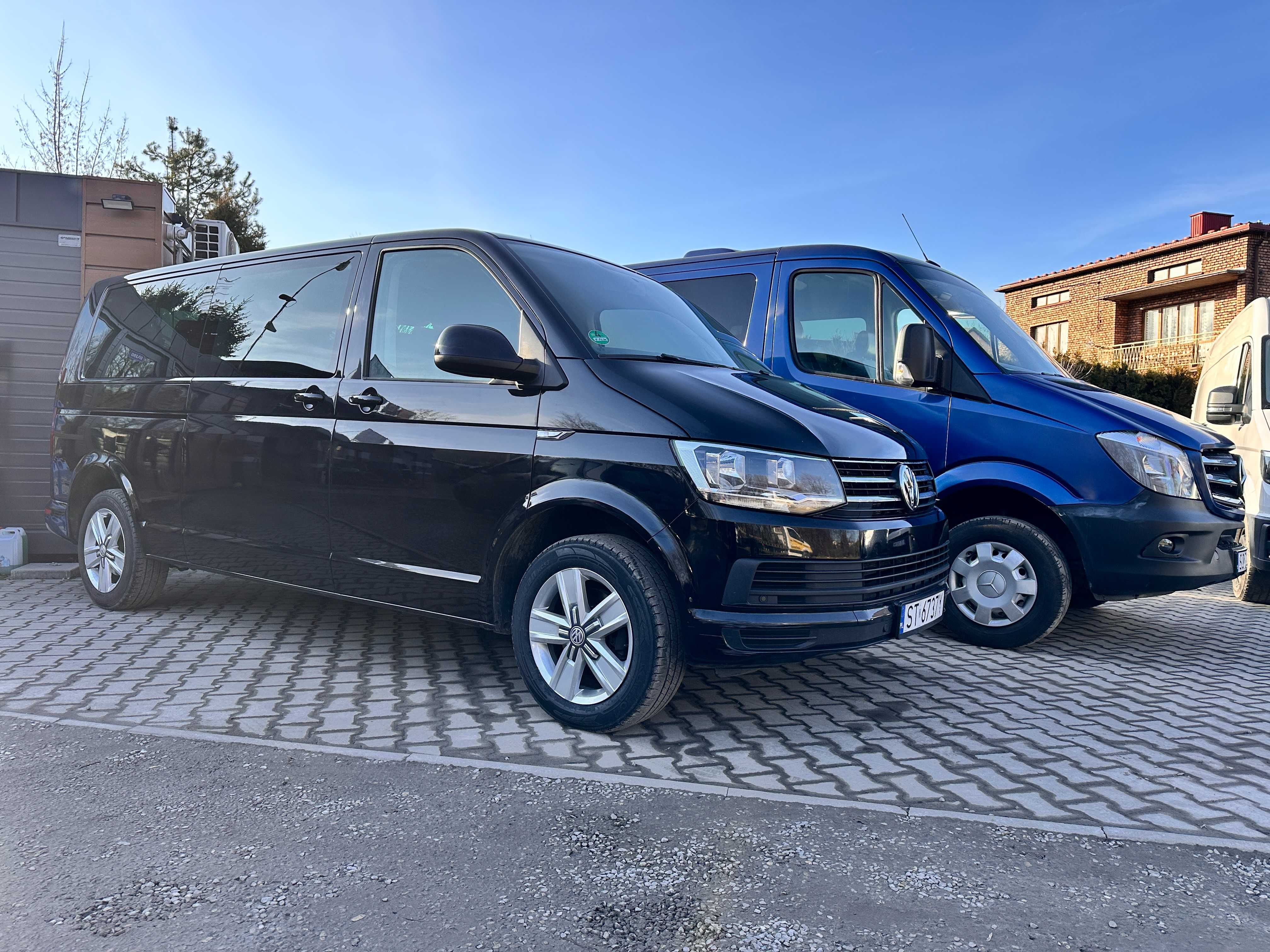 Wypożyczalnia busa 9os. Vw Caravelle DSG Long