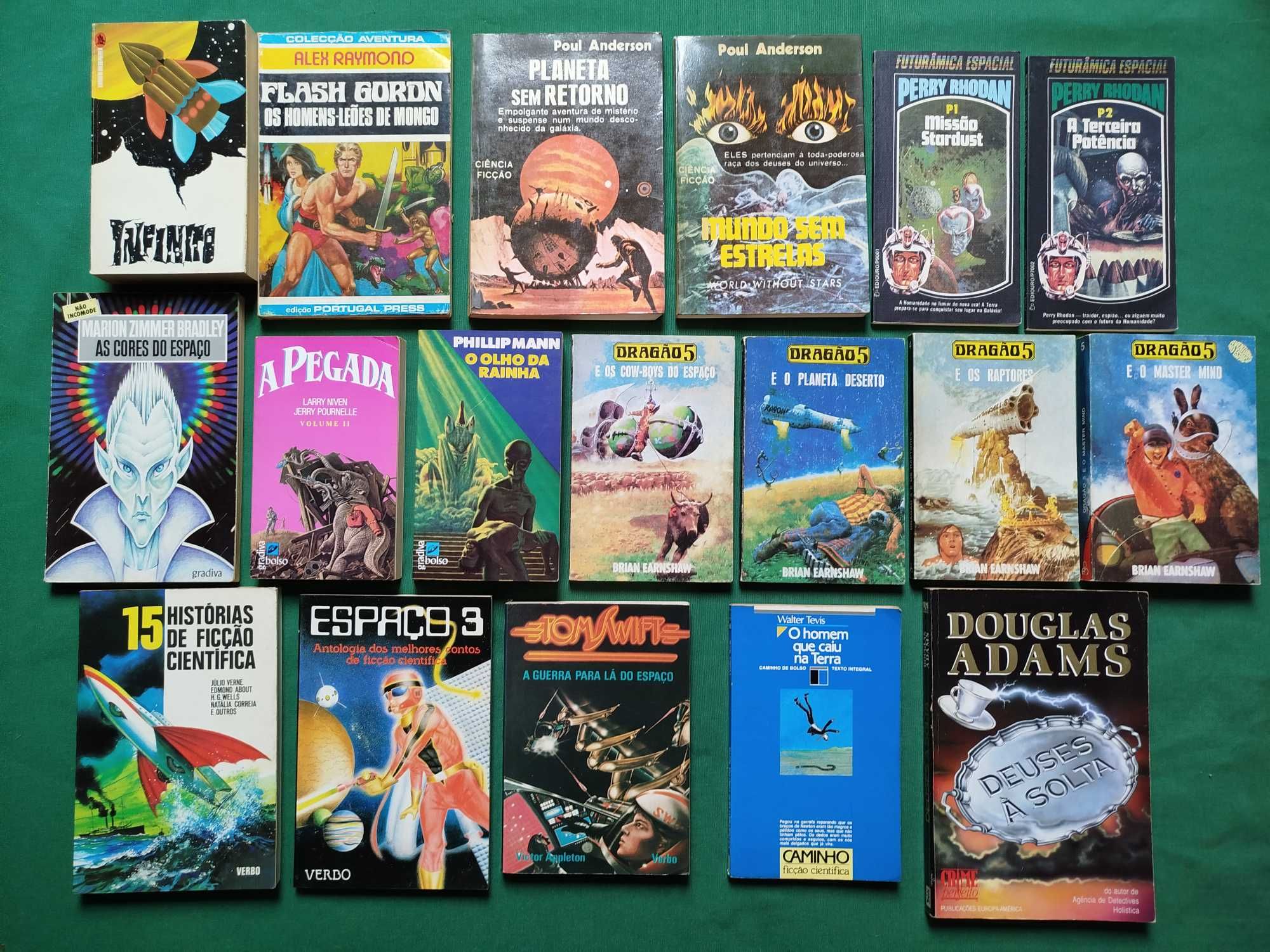 Livros de Ficção Cientifica - Vários Autores