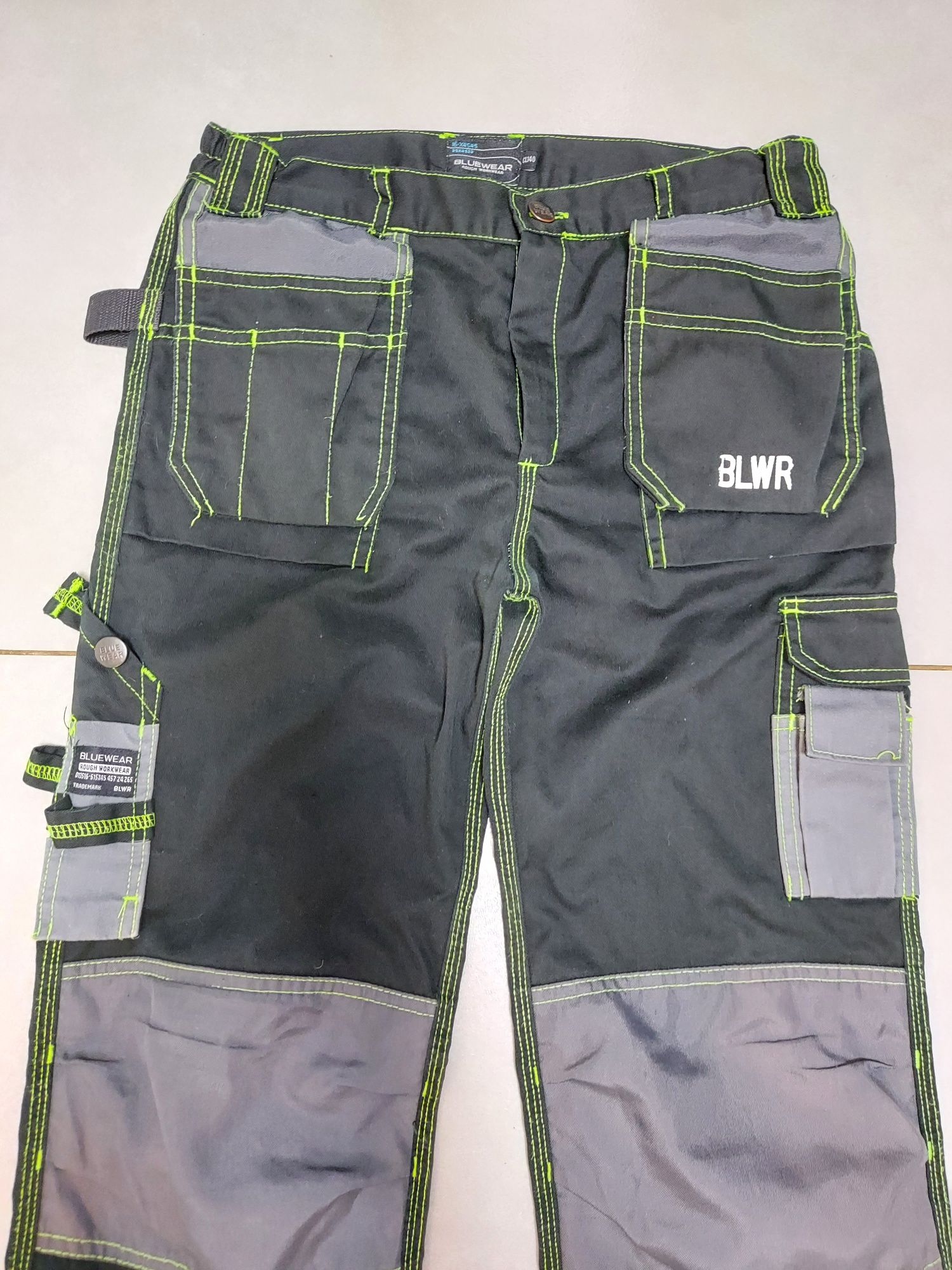 Bluewear roz.140 spodnie robocze dziecięce
