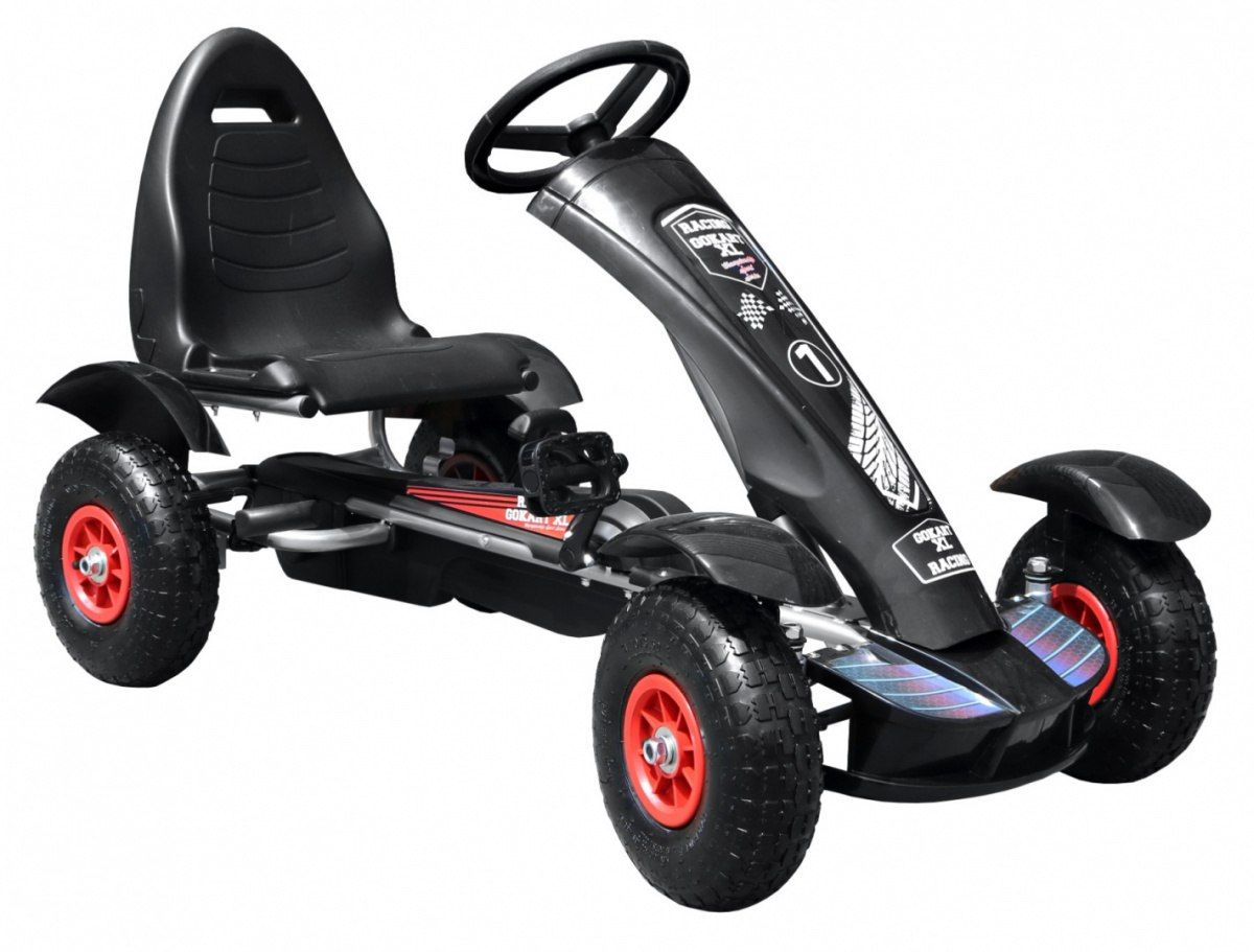 +Popowane koła +Max 50Kg  Quad Gokart na pedały dla dzieci 3-8 lata