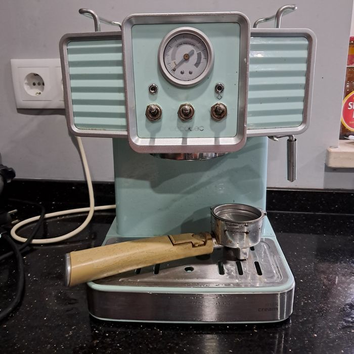 Máquina café manual 20bar cecotec vintage