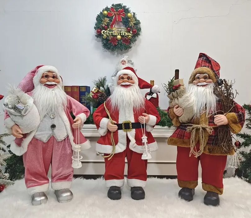 Figurka Świętego Mikołaja H62cm, prezent na Święta. Nowe