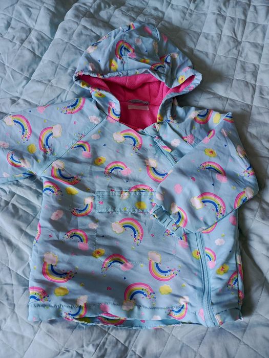 Kurteczka wiosna jesień 98 tęcze dziewczynka