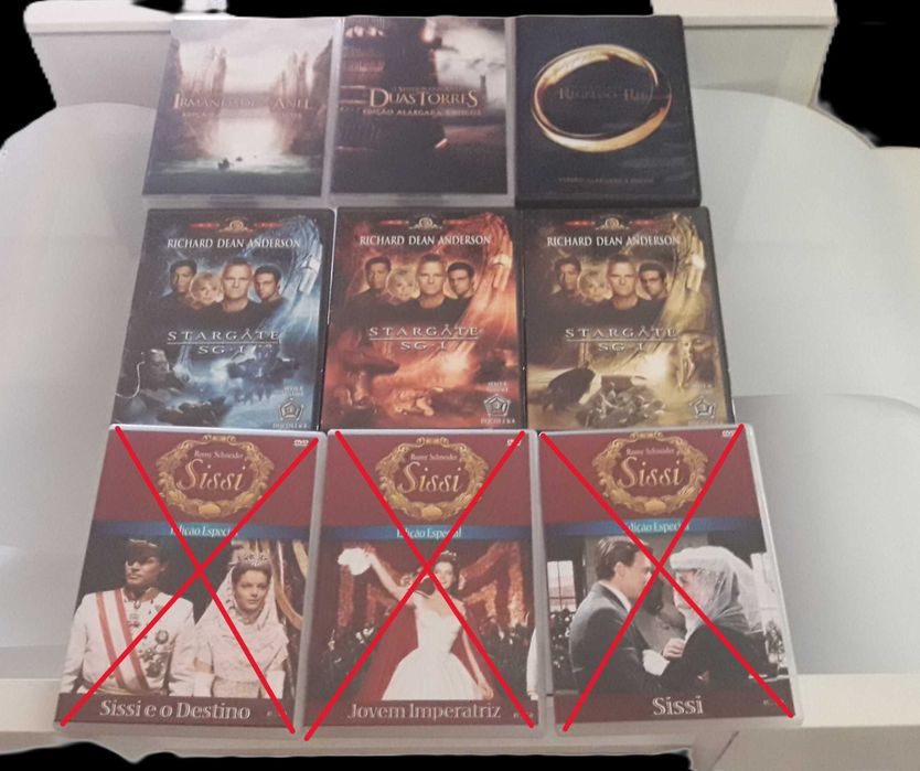 DVD's - Vários - como novos