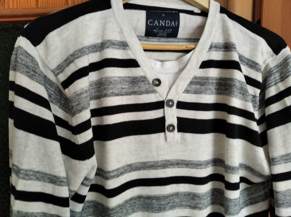 Sweter męski M -100%bawełna