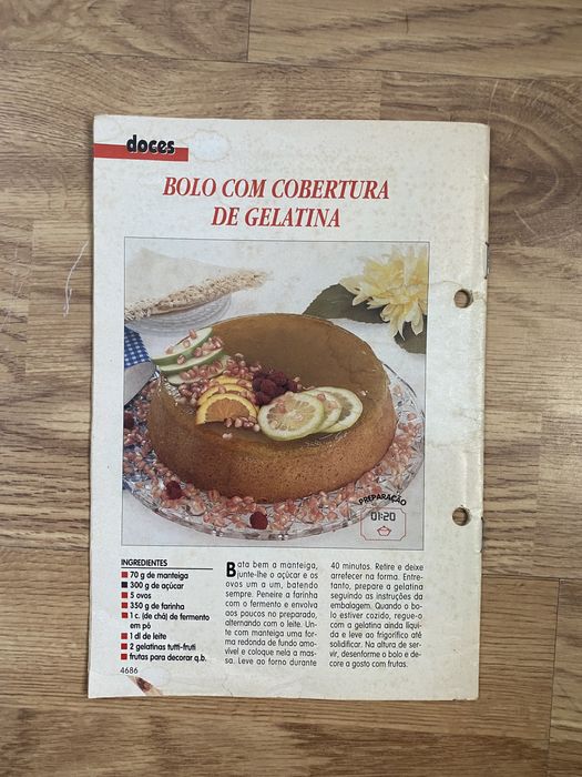 2 Revistas Antigas de Culinária