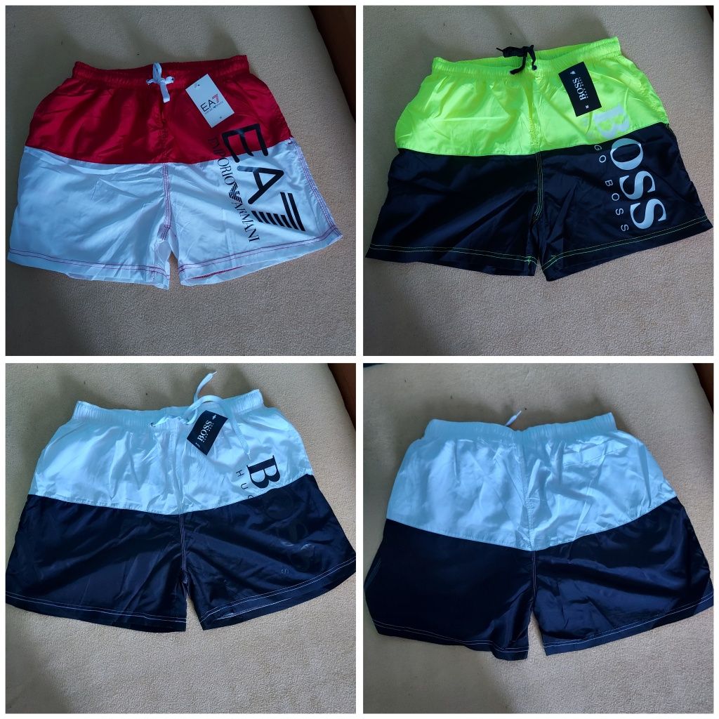 Spodenki. Armani EA7. Hugo Boss. M.L.XL. XXL.