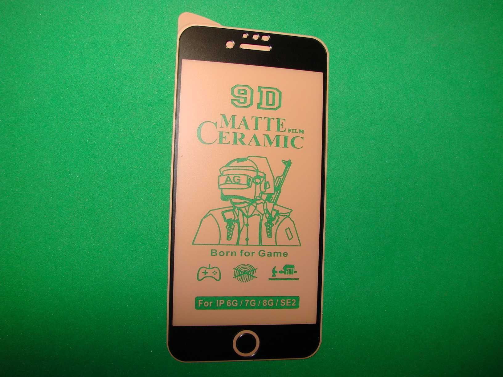Защитное стекло для Apple iPhone 6 Ceramic Matte (гибкое матовое)