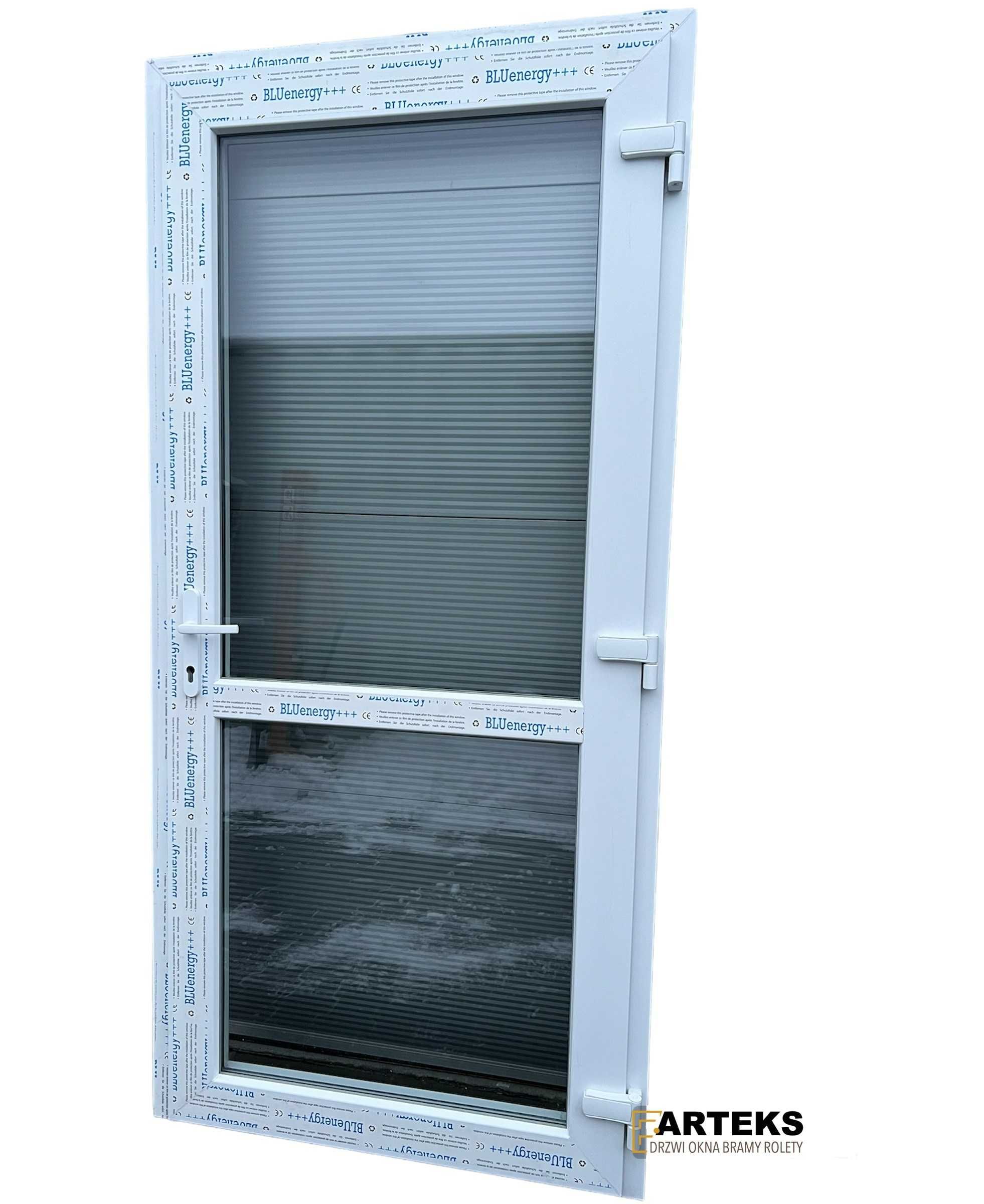 Drzwi zewnętrzne PCV 90x190 białe jak ALUMINIOWE różne rozmiar OD RĘKI