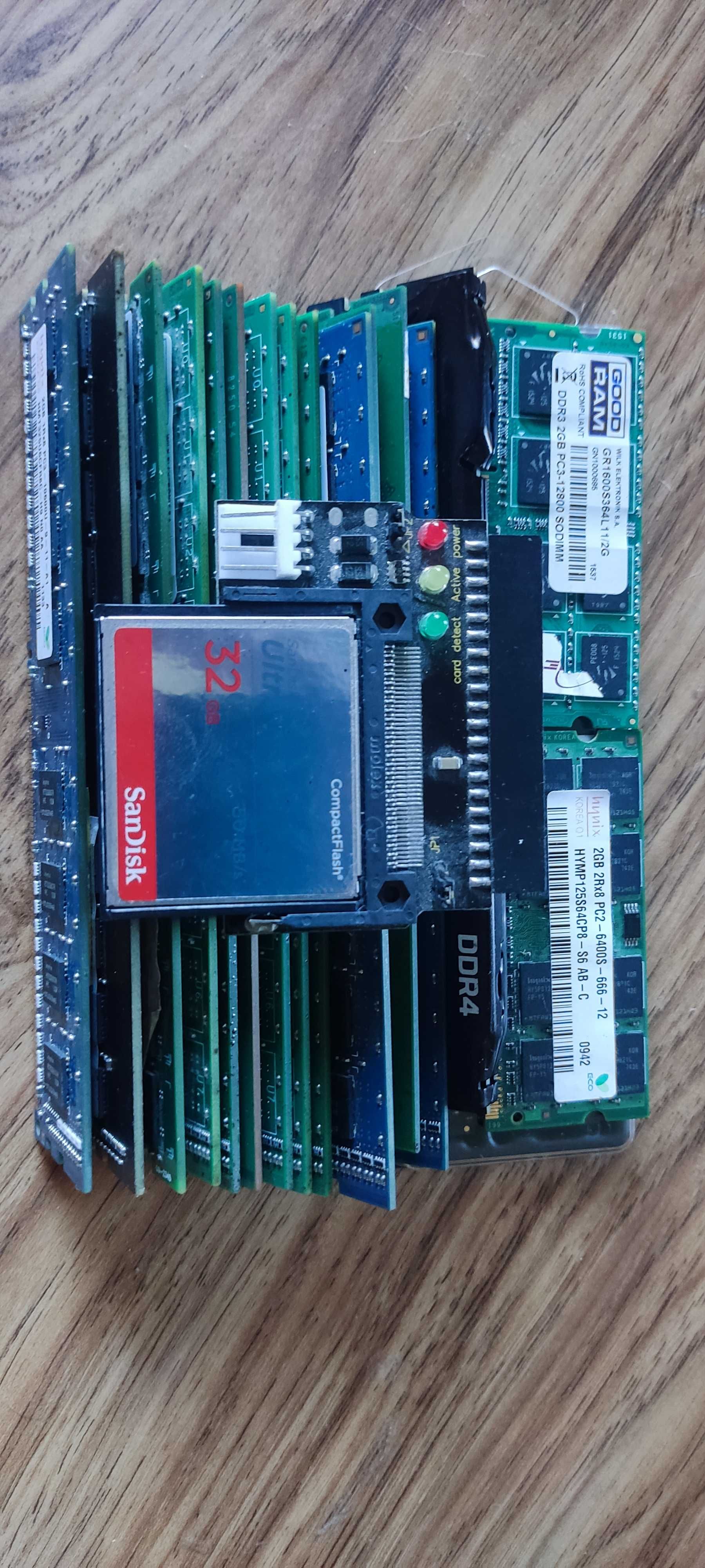 DDR2,DDR3,DDR4,SODIMM,Compact Flash в наличии. В описании