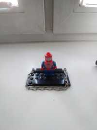 Lego Spider-Man Blue Arms and Legs, Silver Webbing