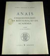 Livro Anais II Série Cinquentenário da Restauração da Academia