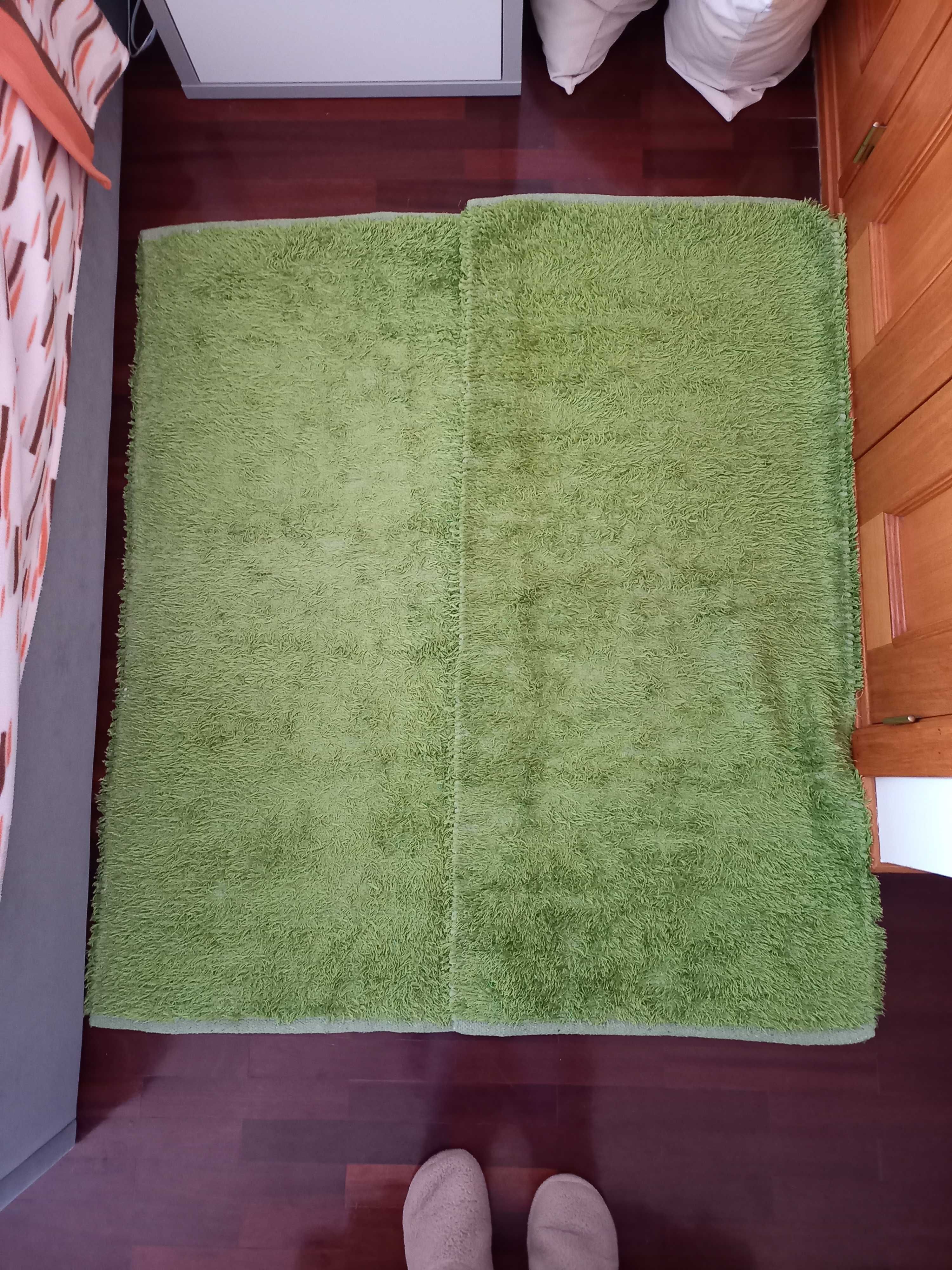 Conjunto Tapetes Verdes para quarto