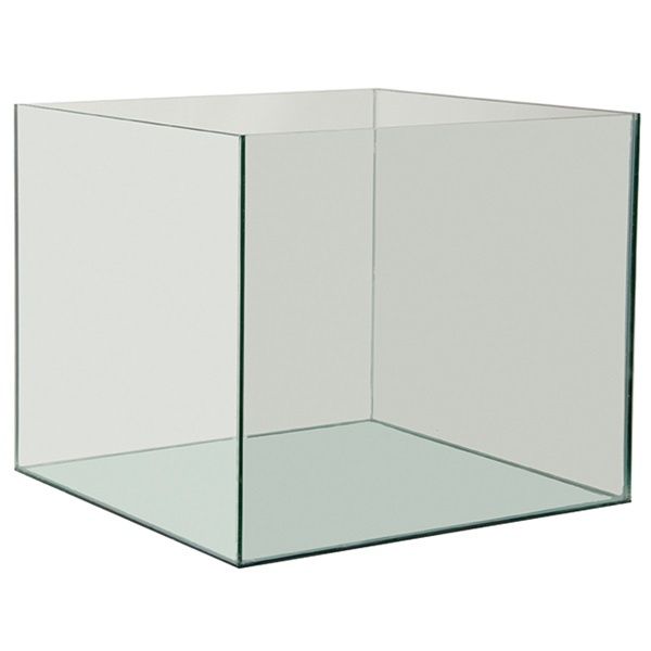 Aquário cubo em vidro 25x25x30cm (novo)