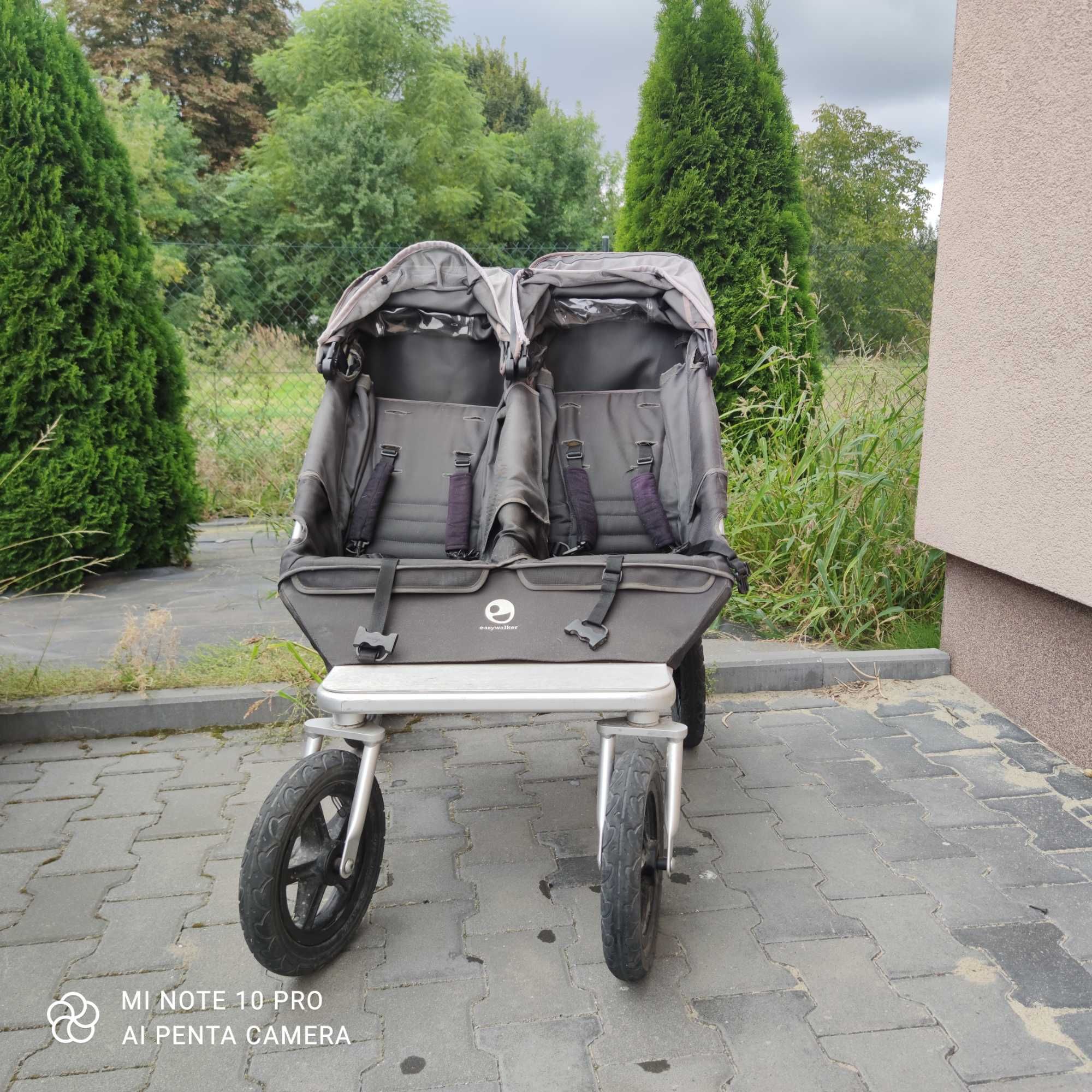 wózek podwójny Easywalker  dla  niemowląt i dzieci starszych