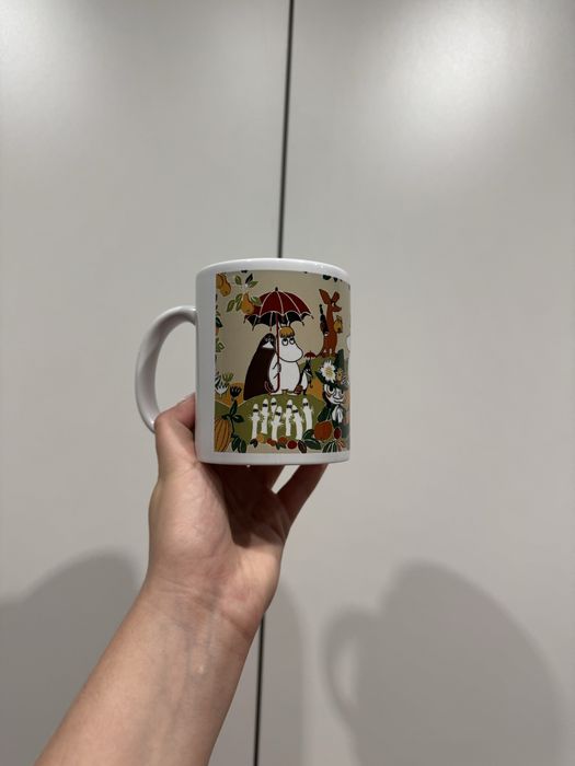 Kubek ceramiczny z motywem z bajki Muminko nowy 330 ml prezent święta