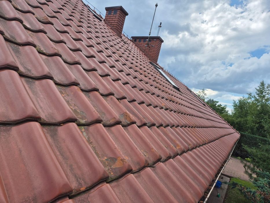 Malowanie i odnawianie dachówek, pokryć i dachów, malowanie dachów