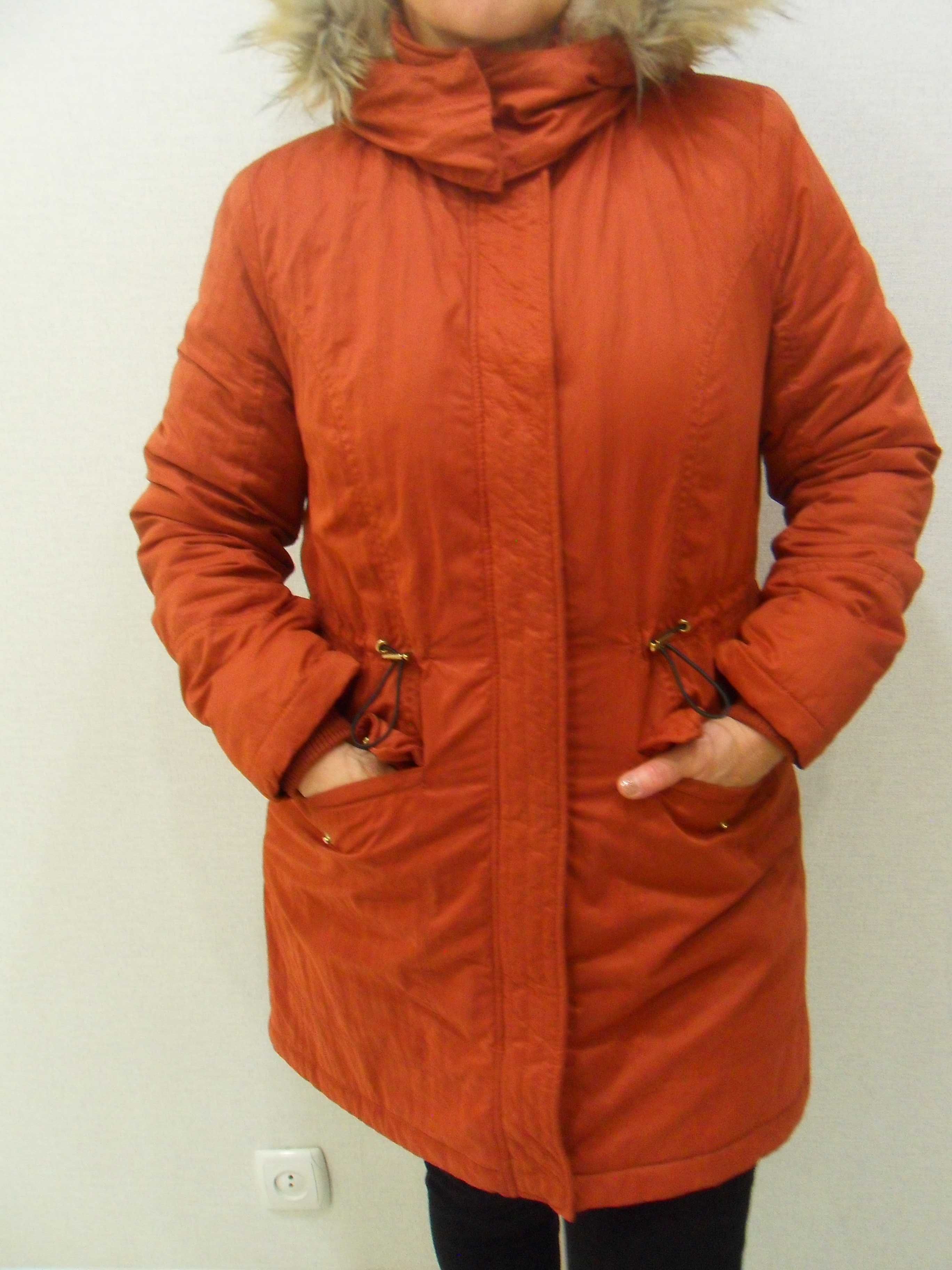 Куртка парка зимняя женская бренд TU 46-48 р.