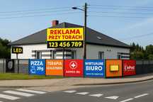 Miejsce na reklamę / paczkomat – ul. Rybnicka / Świerszcza