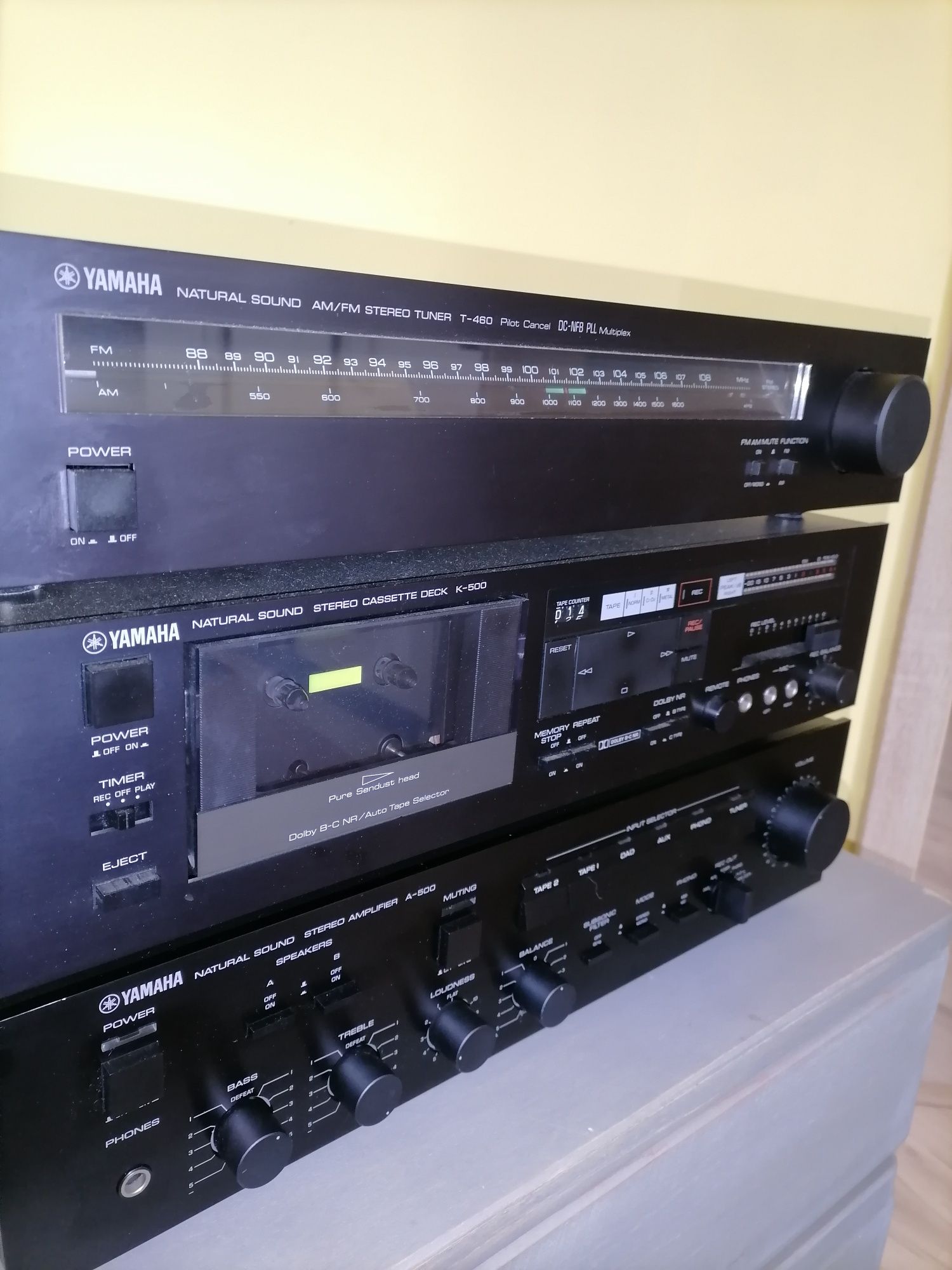 Wieża Yamaha trzy segmenty
