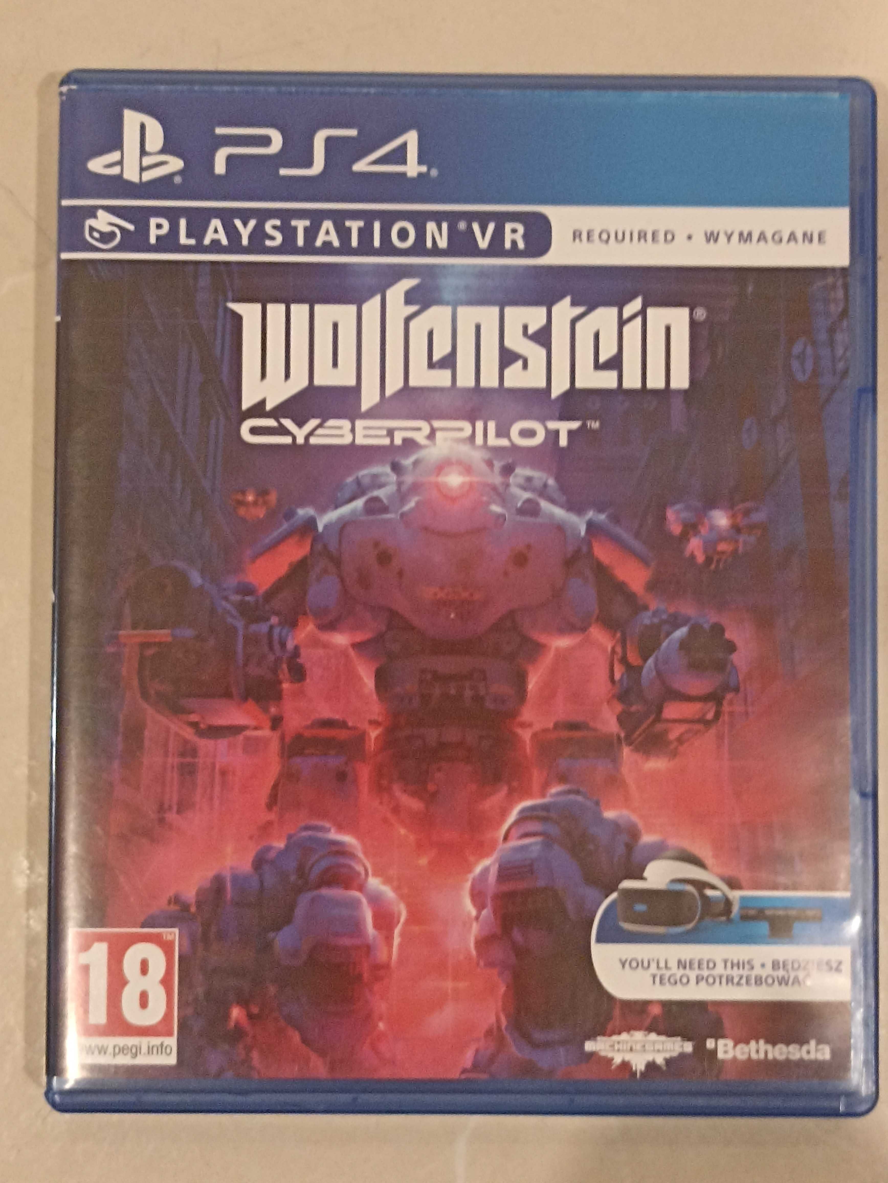 Wolfenstein Cyberpilot VR PS4 PlayStation 4