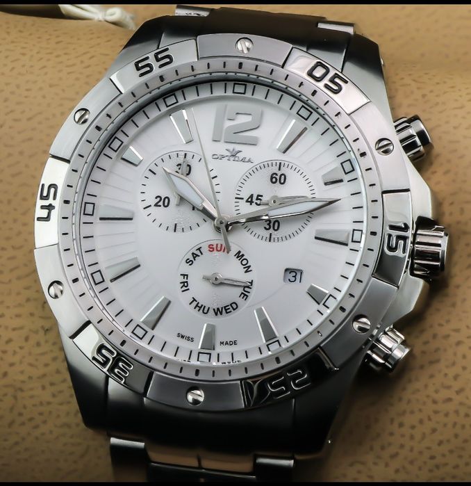 Relógio chronografo Suíço Optima