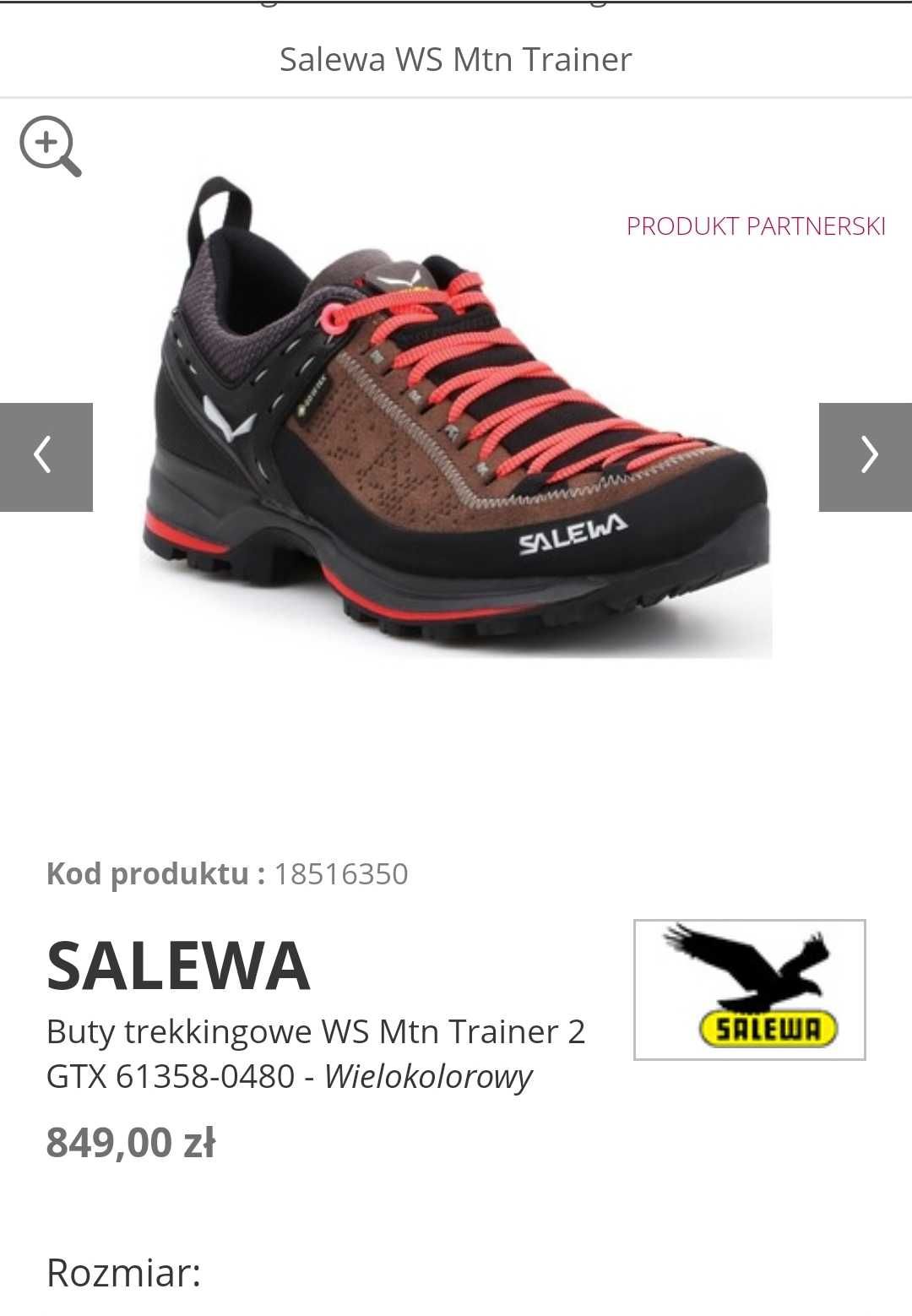 Salewa WS Mtn Trainer 2 gtx 40 Salewy