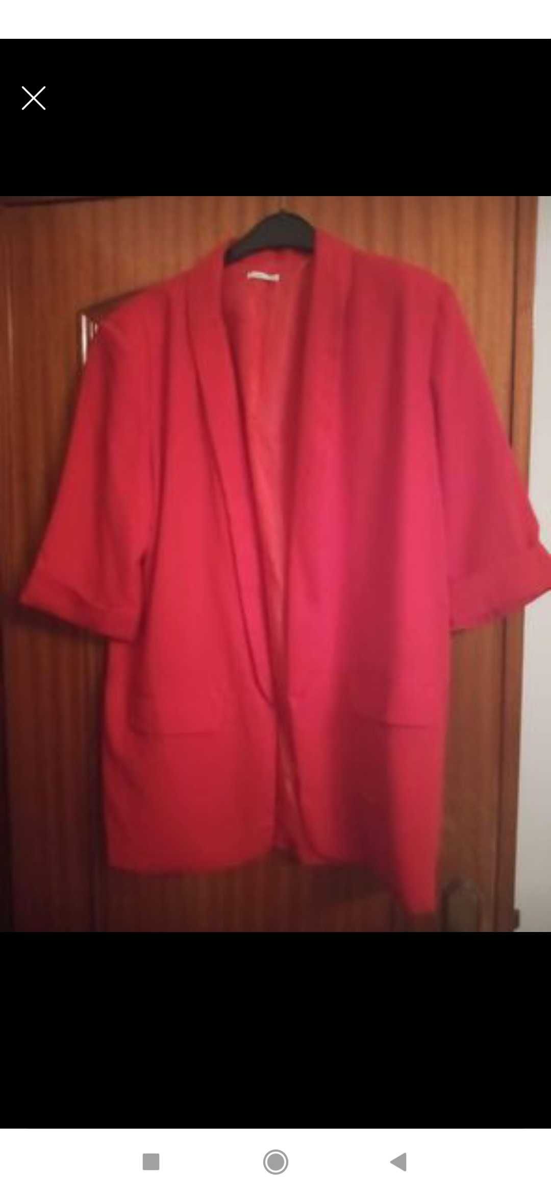 Blazer rosa ou vermelho- os dois ou separado