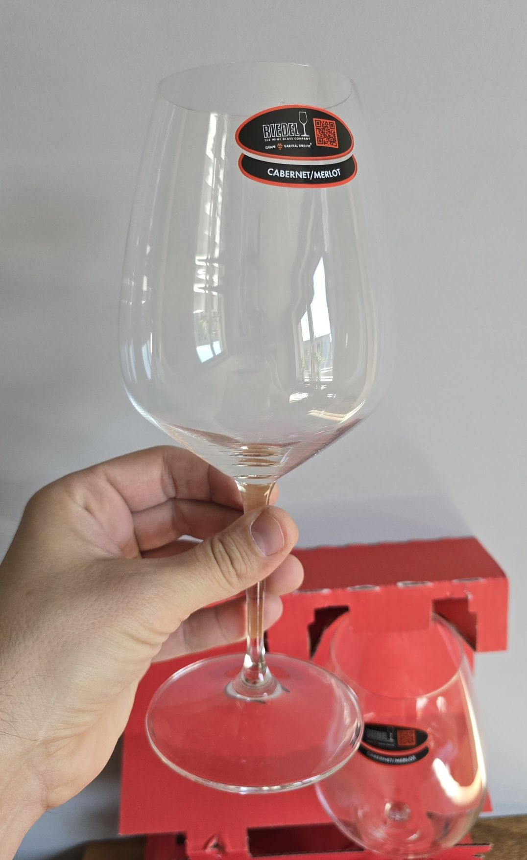 Oryginalny zestaw kieliszków do wina Riedel Heart to Heart Cabernet