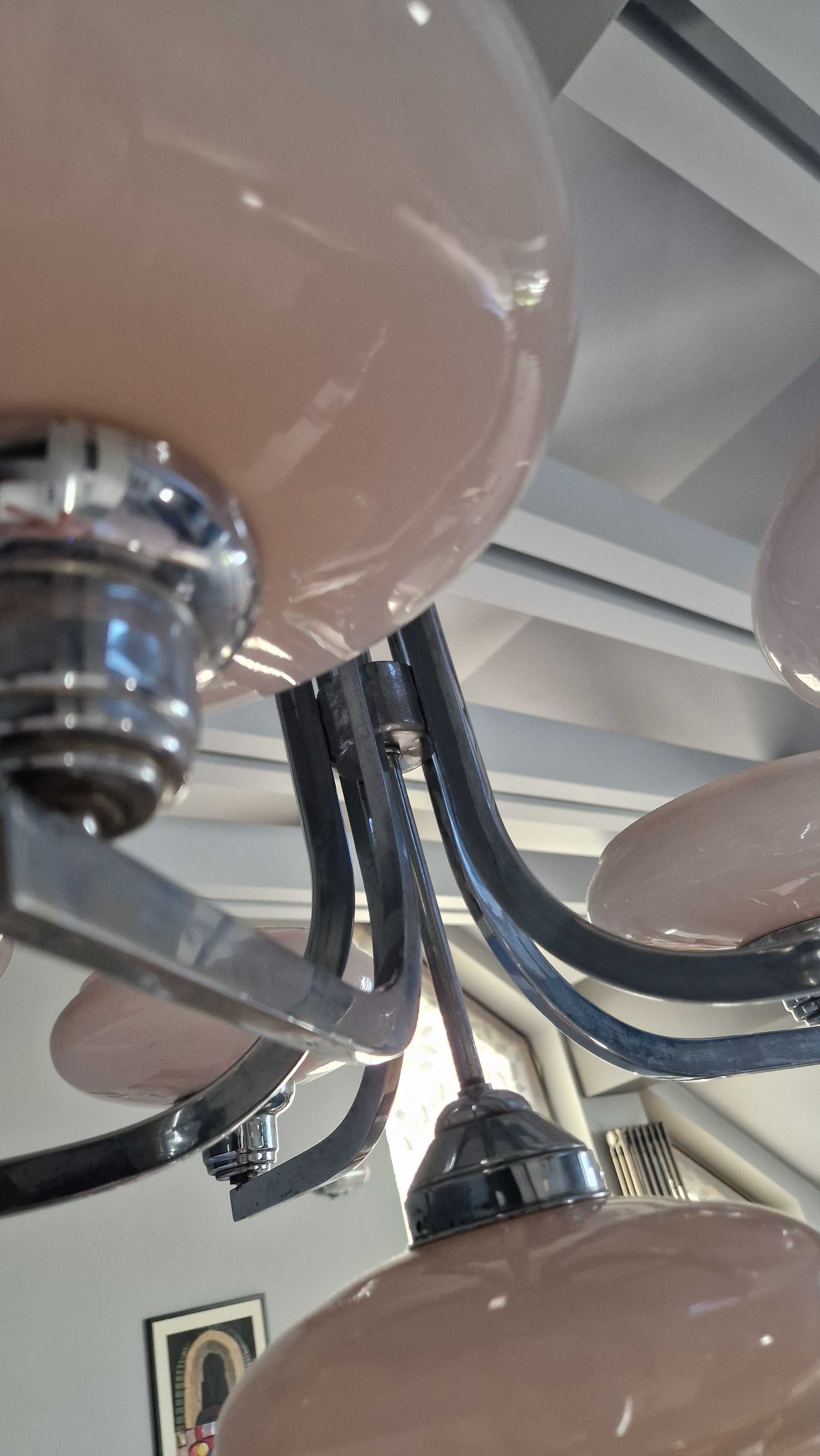 Lampa retro _ chrom