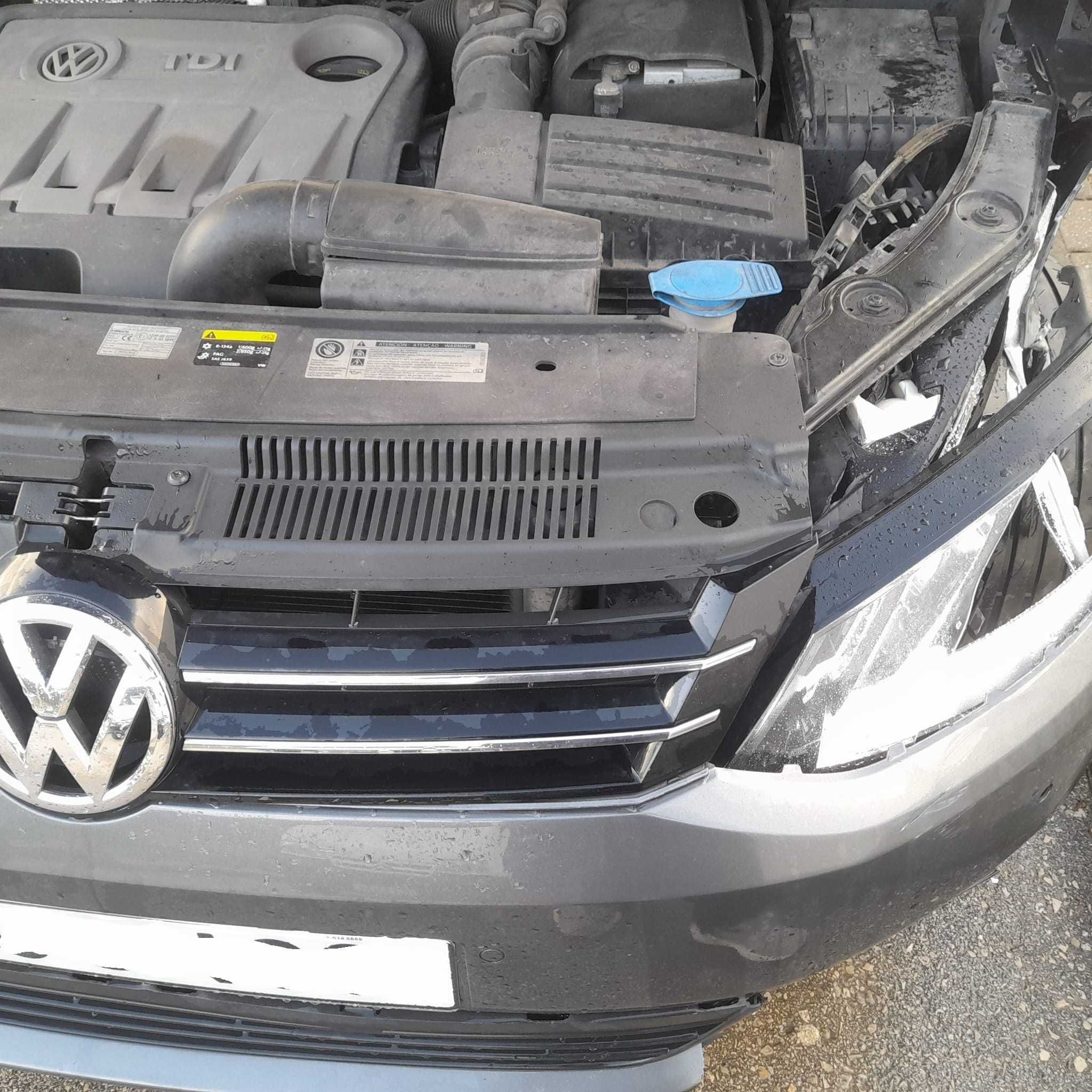 Vw Sharan 2014 Acidentada