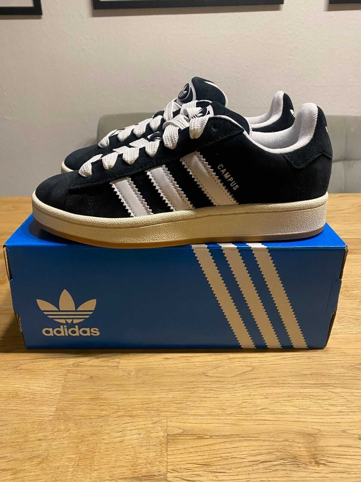 Goma Adidas Campus 00s Baja Negra Blanca39