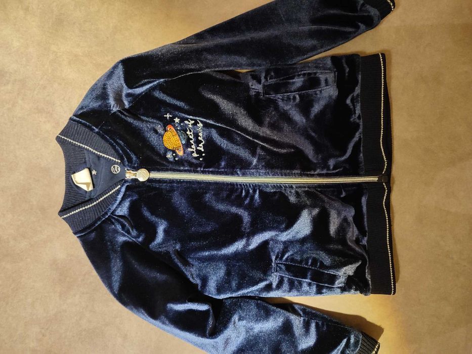 Bluza welurowa Smyk 110 dla dziewczynki