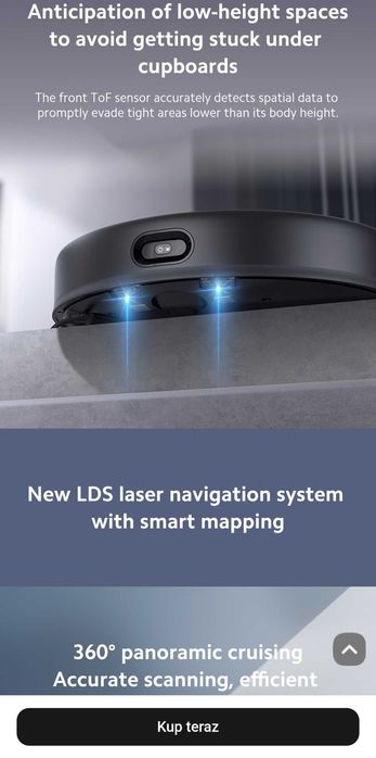 Automatyczny Odkurzacz Xiaomi Mi Robot Vacuum Mop 2 Ultra Zestaw