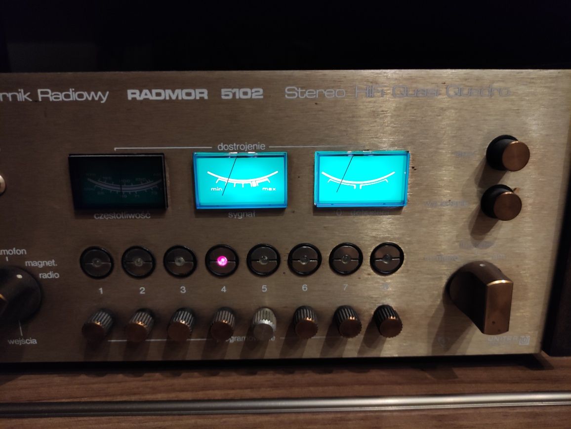 Radmor 5102 quasi quadro  stereo + kolumny THOMSON