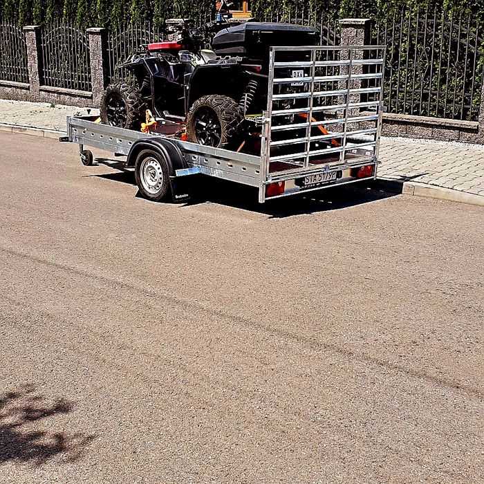 Przyczepa platforma quad wynajem 24/7 DMC 750kg