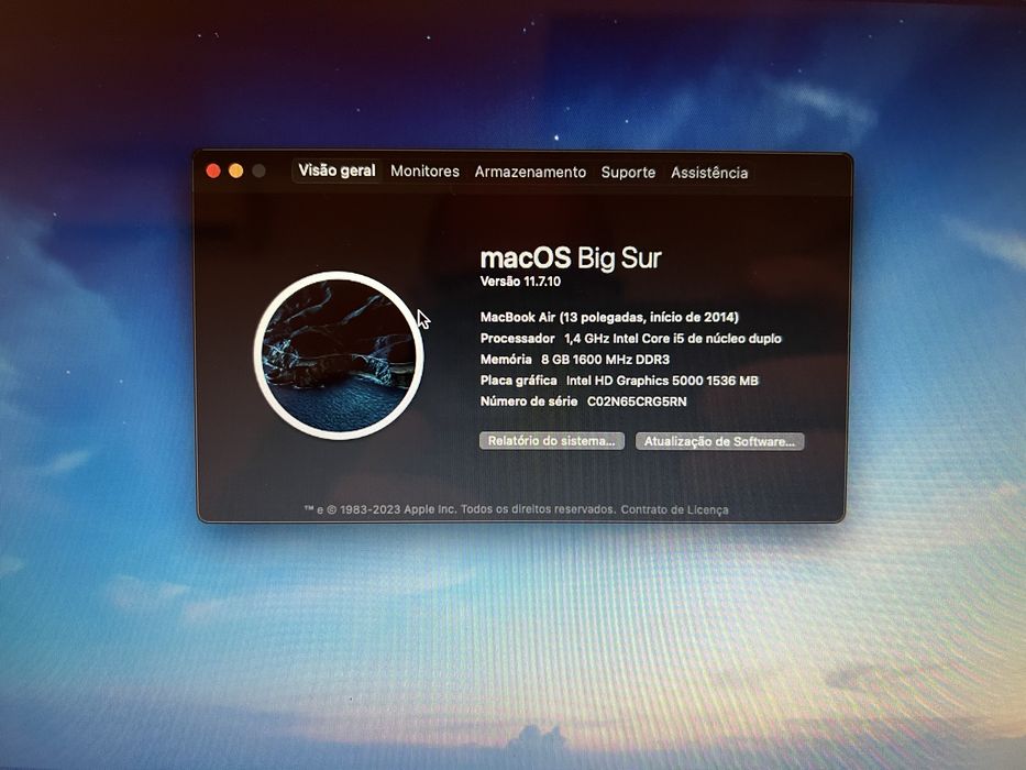 Vendo MacBook Air 2014 Irrepreensível