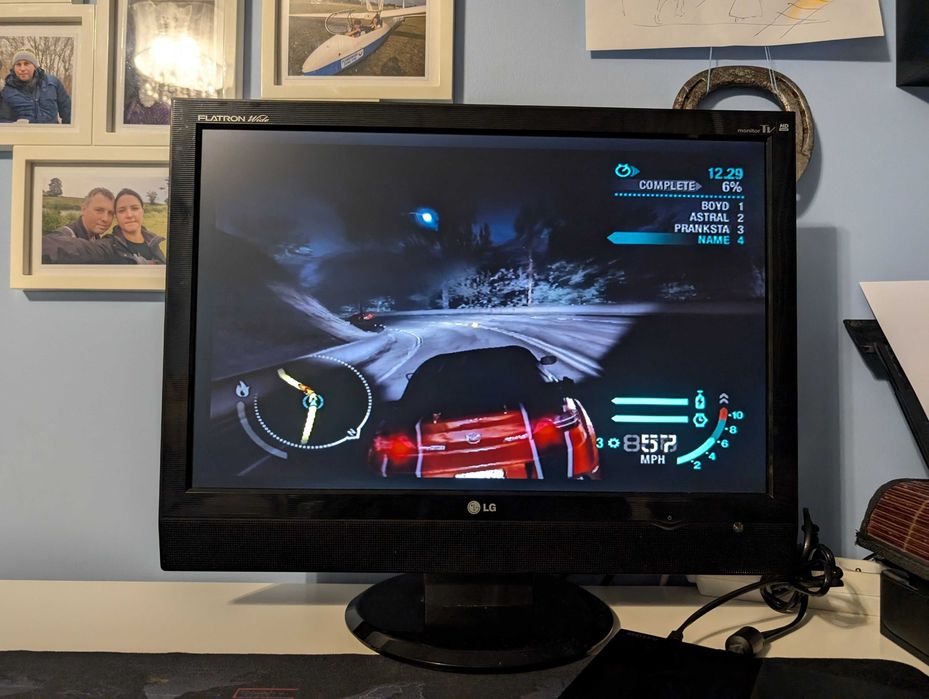 Monitor telewizor TV LG Flatron HD M228WA dużo wyjść do retro konsol