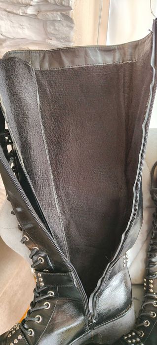 Niepowtarzalne kozaki ocieplane damskie rozmiar 41-Warto