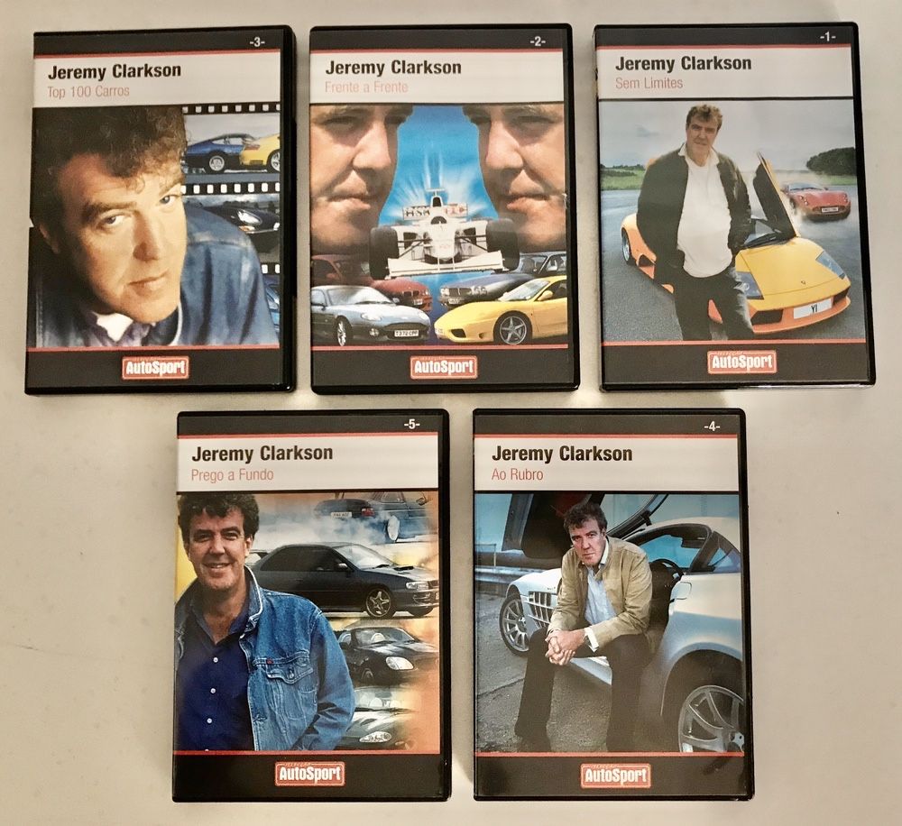Coleção DVD “ Lenda da F1” e Jeremy Clarkson