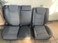 mercedes B klasa W245 Kanapa tylna oparcie pół skóra z ISOFIX na dziec