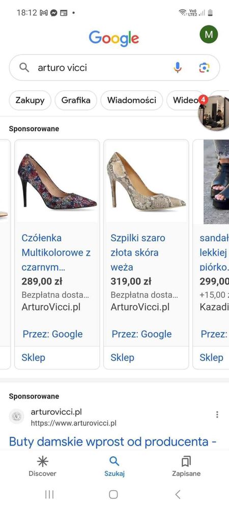 Szpilki pantofelki czarne niebieskie 36