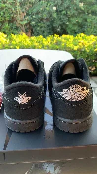 "Buty koszykówki "Jordan_1_Retro_Low_OG_SP_Travis_Scott_Black_R.41