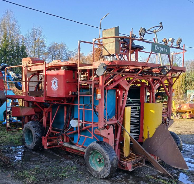 Kambajn do malin borówki