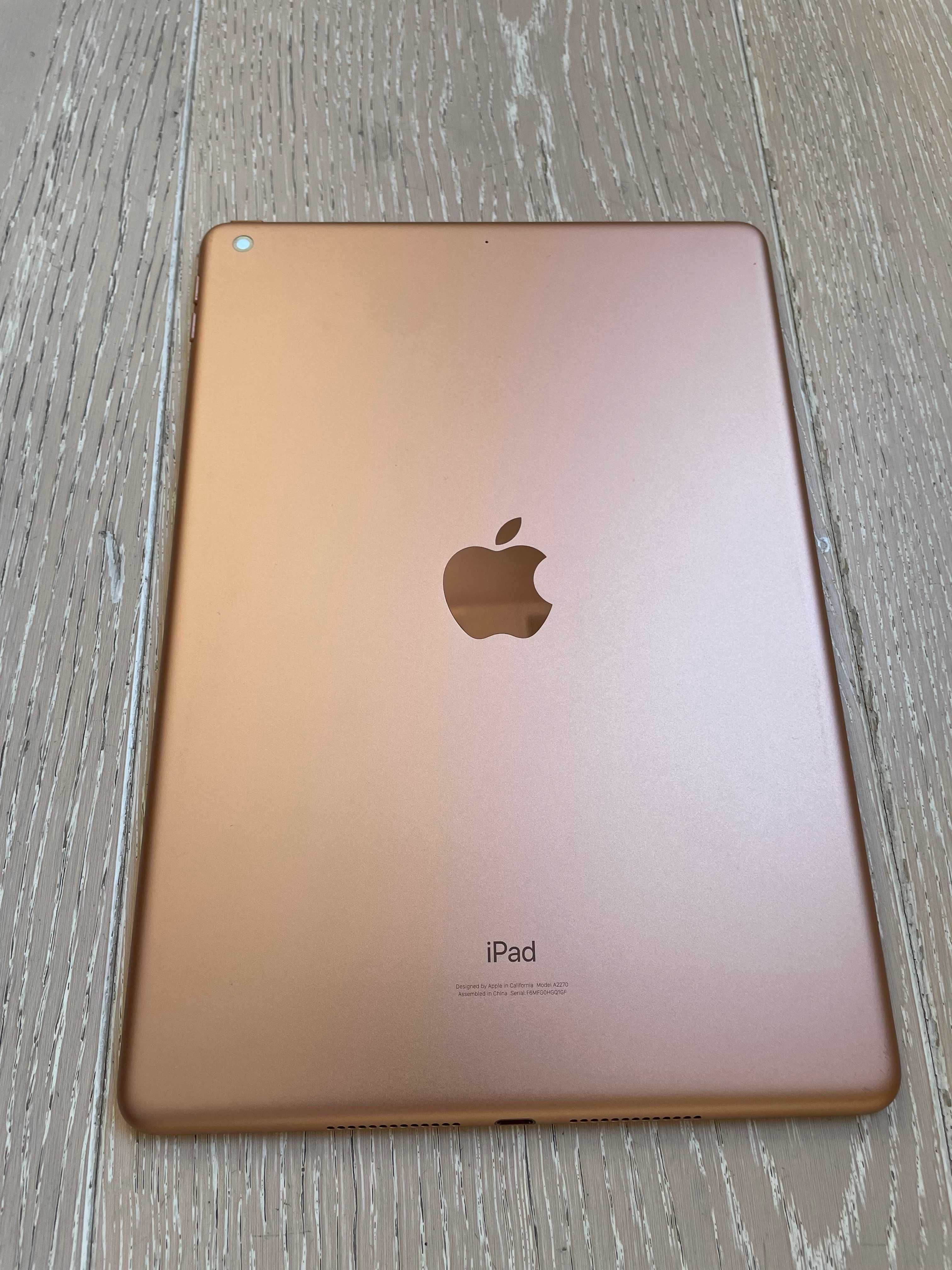 Apple iPad 8 Gen 2020 32GB 10.2' Wi-Fi A2270 Gold etui 2x szkło